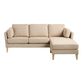 Noelle Oatmeal Woven Sofa and Ottoman image number 2