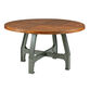 Jenn Round Acacia Wood Adjustable Height Dining Table image number 0