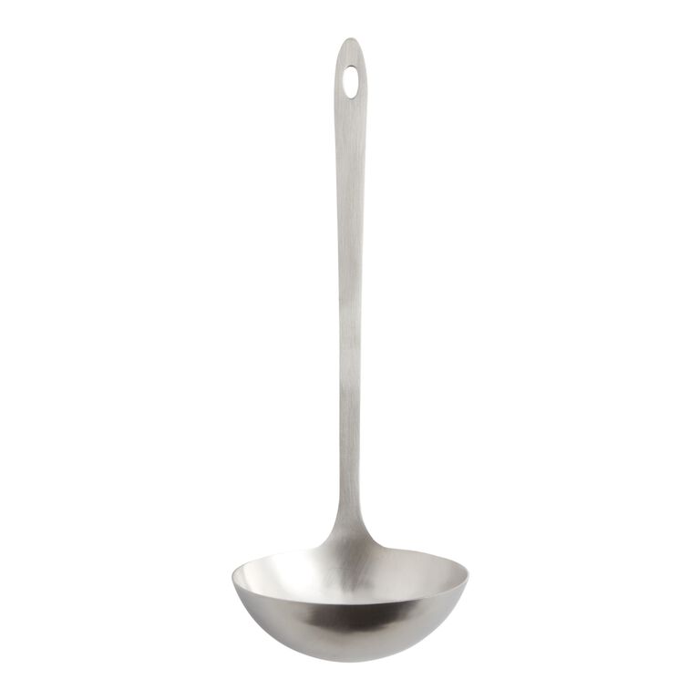Large Stainless Steel Serving Ladle image number 1