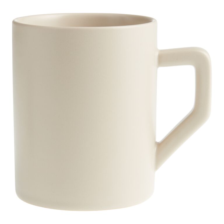 Stone Gray Ceramic Coffee Mug image number 1