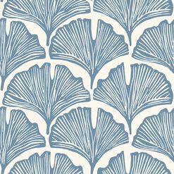 Ginkgo Leaf Feather Palm Peel And Stick Wallpaper
