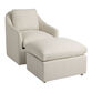 Delfina Slope Arm Upholstered Swivel Chair image number 4