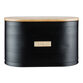 Typhoon Otto Oval Steel Bread Bin with Bamboo Lid image number 0