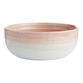 Rosa Pink And Tan Ombre Reactive Glaze Bowl image number 0