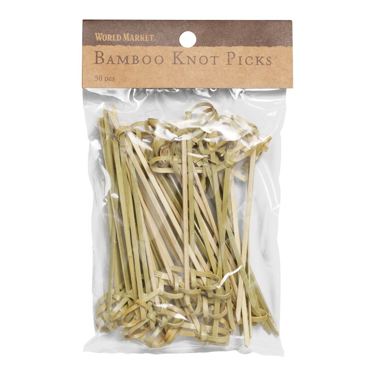 Bamboo Knot Picks or Skewers image number 2
