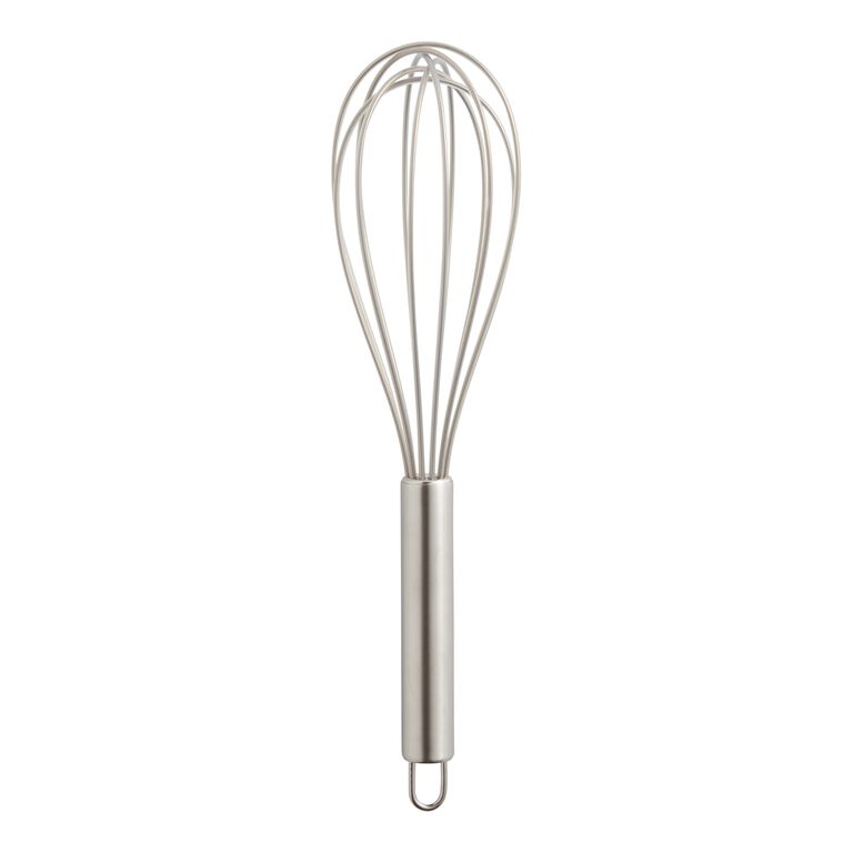 Clear Silicone and Stainless Steel Whisk image number 1