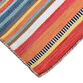 Multicolor Stripe Reversible Indoor Outdoor Rug image number 2