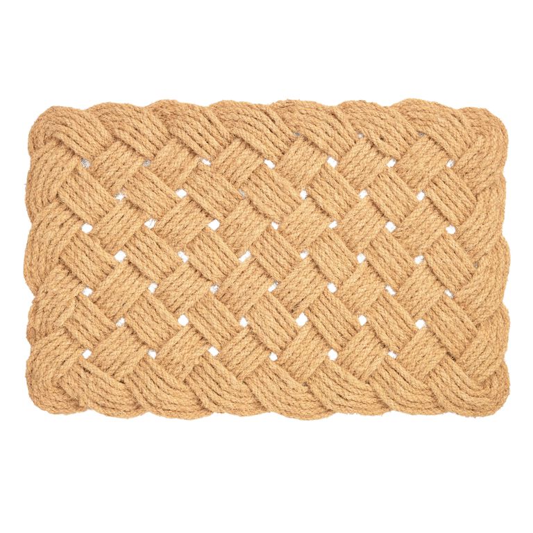 Natural Coir Rope Knot Doormat image number 1