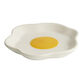 Hand Painted Ceramic Fried Egg Figural Spoon Rest image number 0