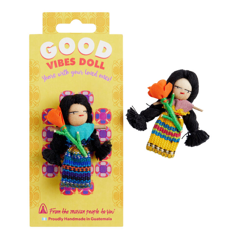 Mayan Good Vibes Worry Doll Set of 2 image number 1