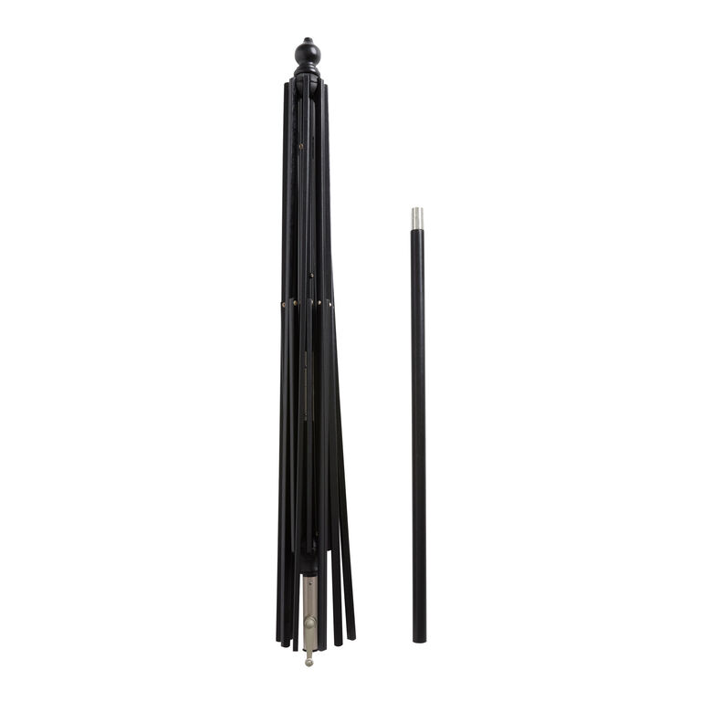 Wood Crank Lift Tilting 9 Ft Patio Umbrella Frame and Pole image number 3