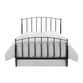 Keily Charcoal Steel Spindle Queen Bed image number 0
