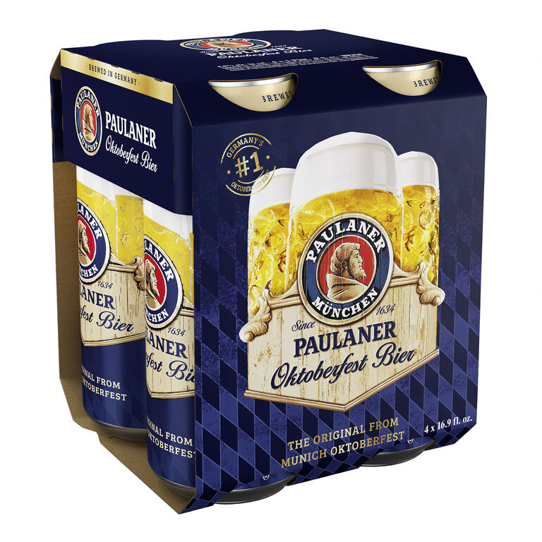Paulaner Oktoberfest Beer 4 Pack image number 1
