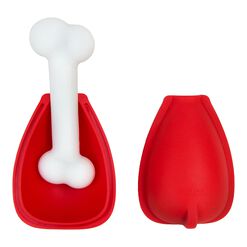 Pupsicle Silicone Drumstick Ice Lollipop Mold for Dogs