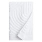 White Sculpted Arches Hand Towel image number 0