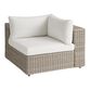 Santiago Gray Wicker Modular Outdoor Sectional Collection image number 1