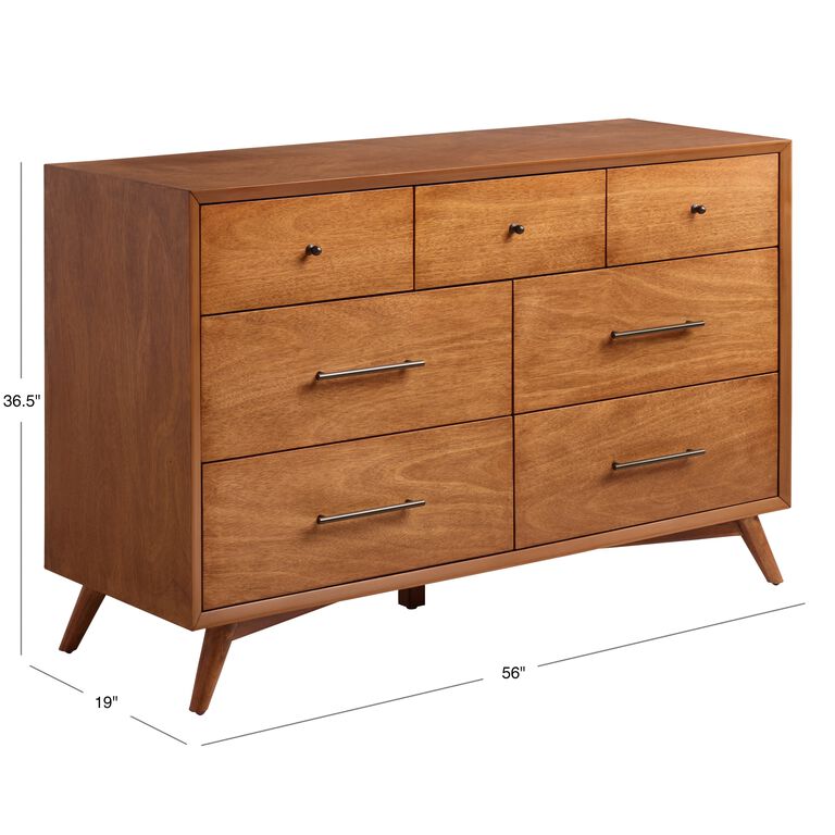 Brewton Large Acorn Wood Dresser image number 4