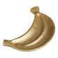 Gold Metal Banana Trinket Dish image number 0