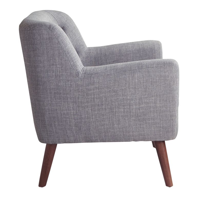 Travis Mid Century Tufted Upholstered Chair image number 3