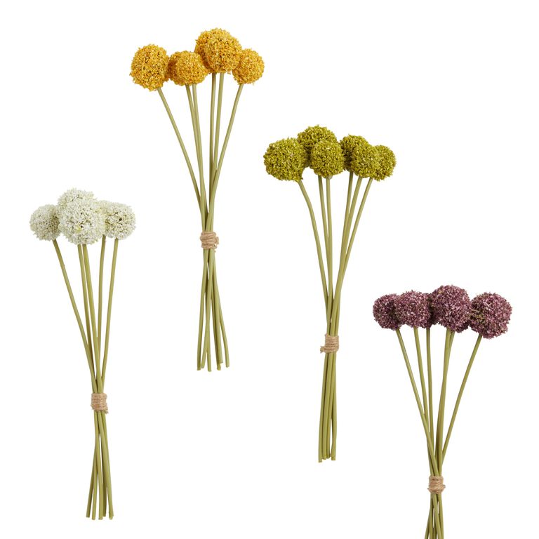 Mini Faux Spring Allium Bunches Set Of 4 image number 1