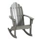 Slatted Wood Adirondack Rocking Chair image number 0