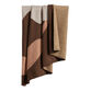 Ivory And Brown Mountain On The Go Throw Blanket image number 3