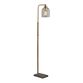 Bristol Brown Marble, Antique Brass And Glass Floor Lamp image number 0