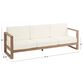Segovia Light Brown Eucalyptus Outdoor Couch image number 5