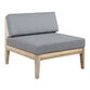 Jorna Natural Acacia Modular Outdoor Sectional Armless Chair image number 0