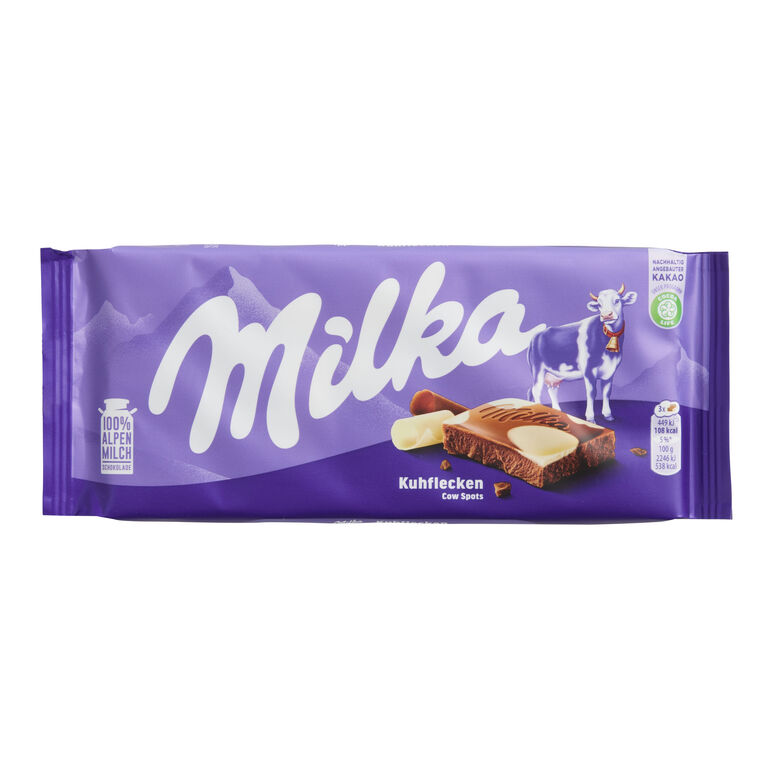Milka Spotted Milk and White Chocolate Bar image number 1