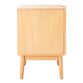 Sadie Natural Rattan And Wood Nightstand With Drawers image number 3