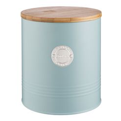Typhoon Living Steel Cookie Jar with Bamboo Lid